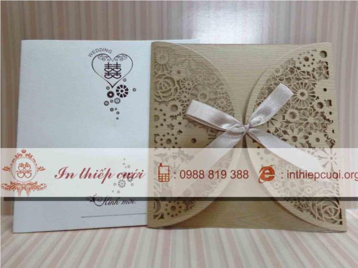 THIỆP CƯỚI DQB 1310- MẪU THIỆP CƯỚI HIỆN ĐẠI